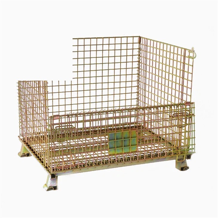 Large format wire mesh storage container FM-HD005 - 1000kg capacity bulk storage cage