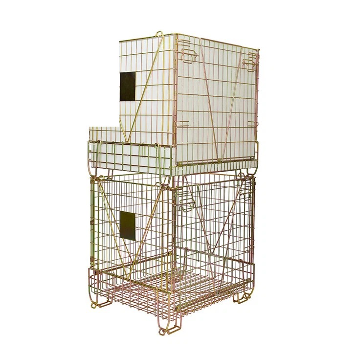 PET preform wire mesh pallet cage FM-PC28 - with PP liner 800kg capacity